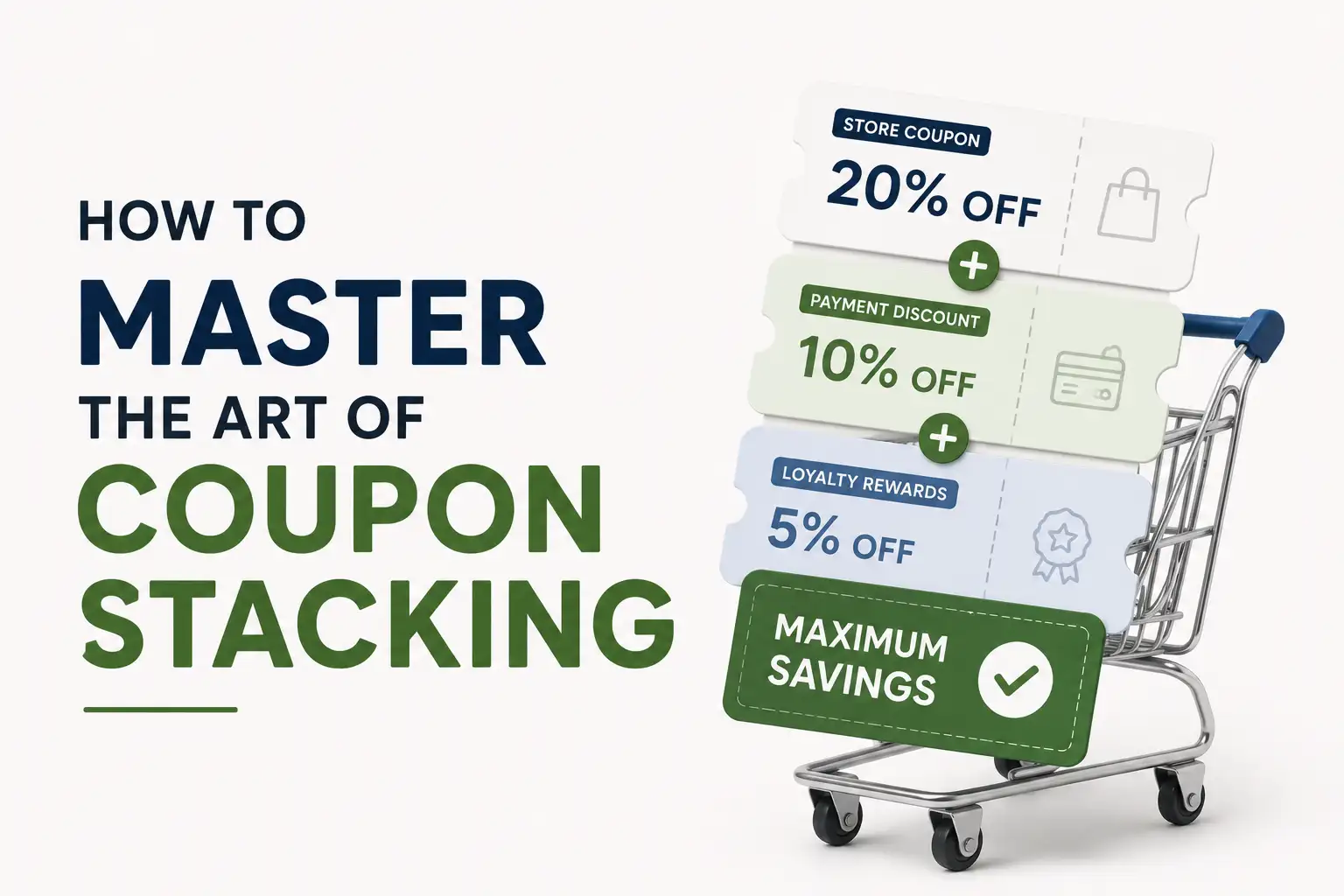 Coupon Stacking: How It Actually Works in 2026