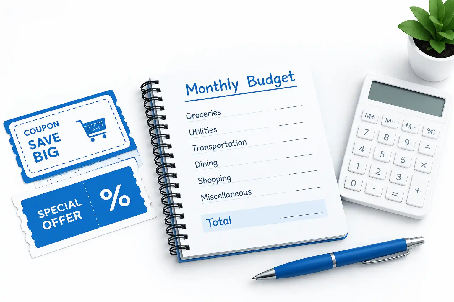 How to Create a Monthly Budget Using Coupons