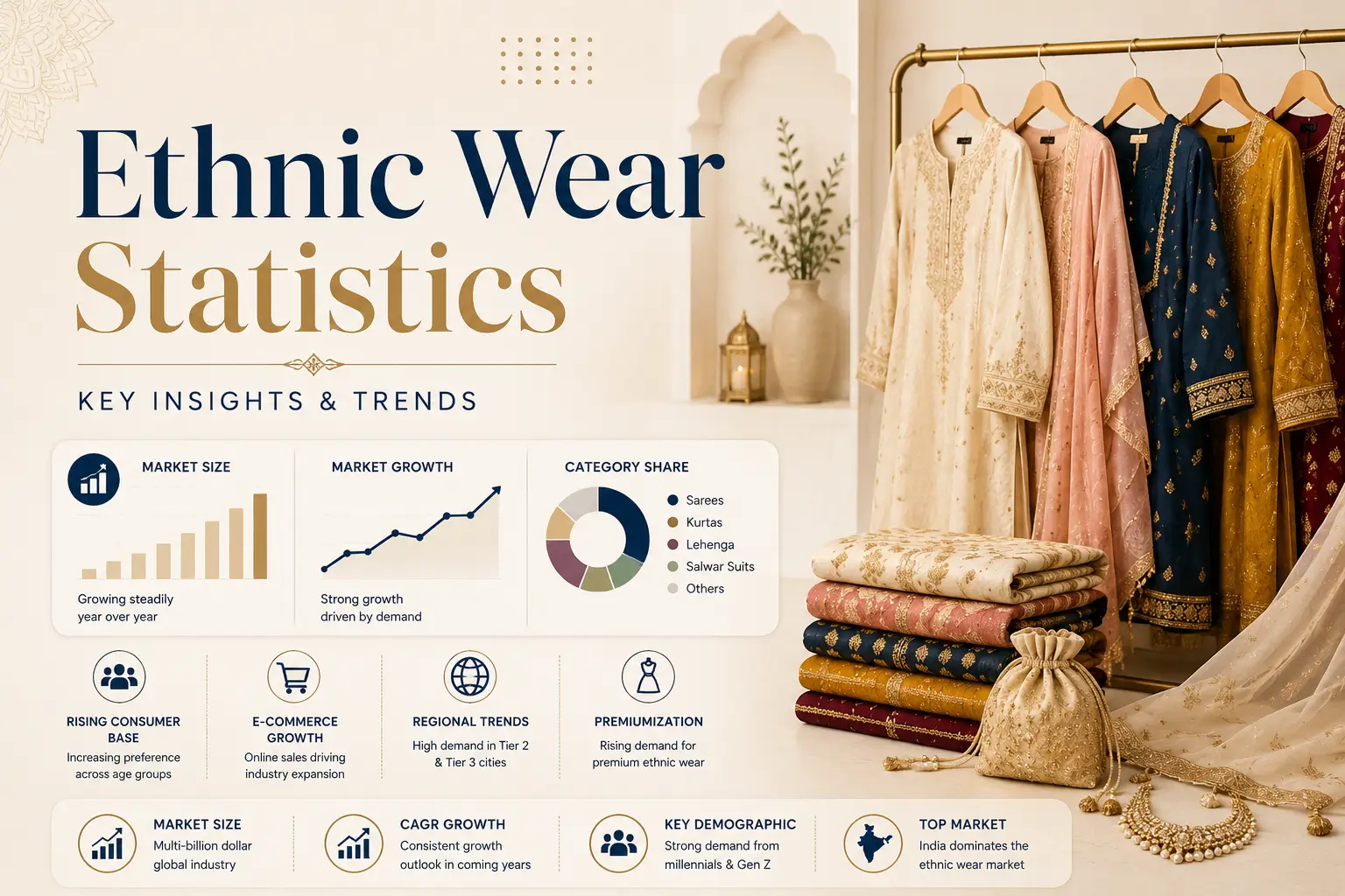 Ethnic Wear Statistics: Market Intelligence, Consumer Analytics & Category Insights