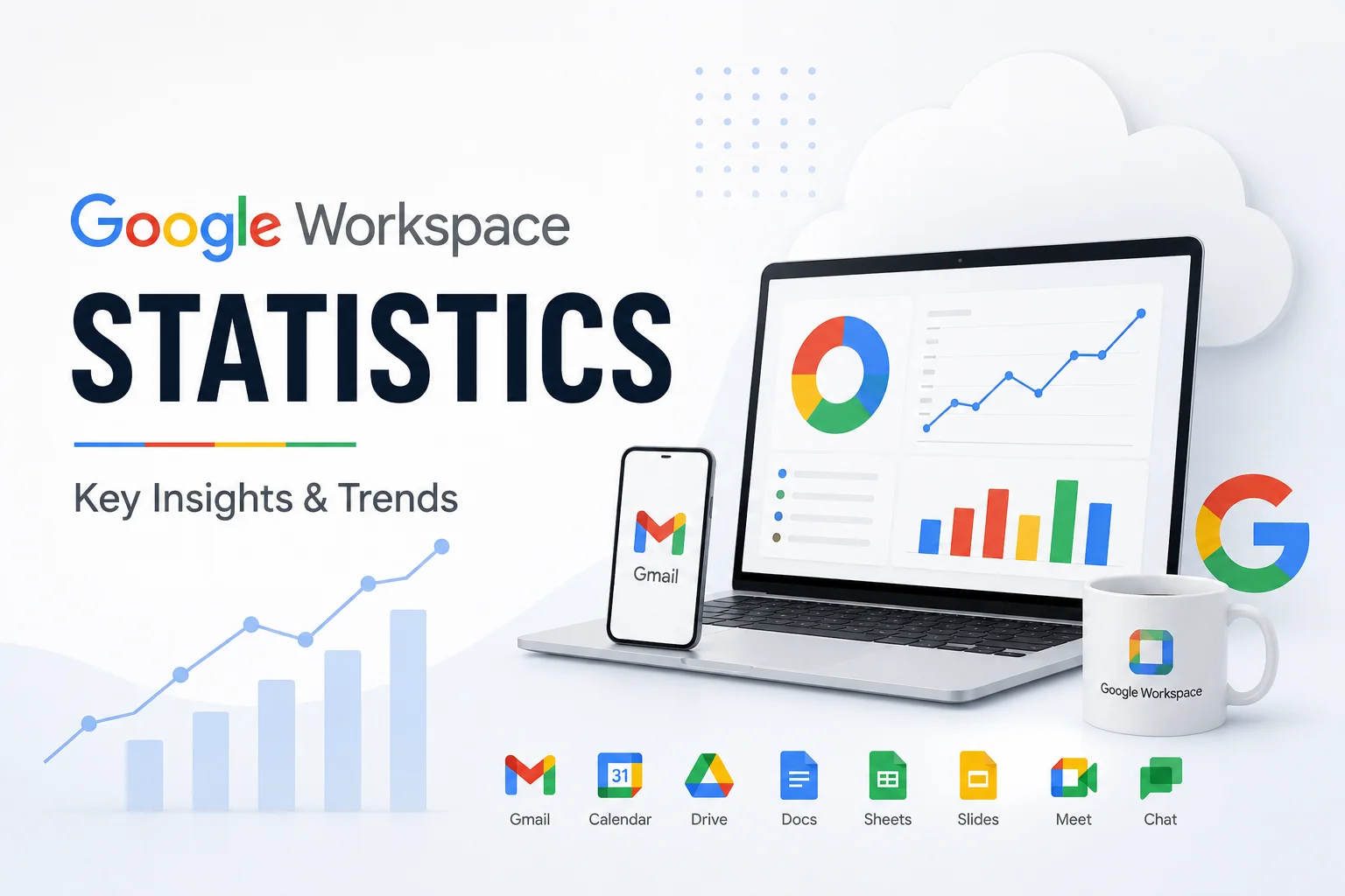 Google Workspace Statistics (2026): Users, Pricing, and India GST
