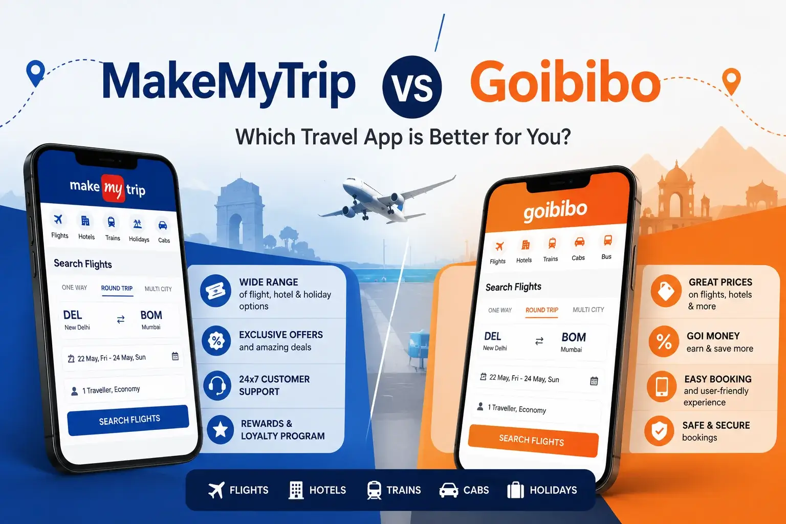 MakeMyTrip vs Goibibo: Which Should You Actually Book With?